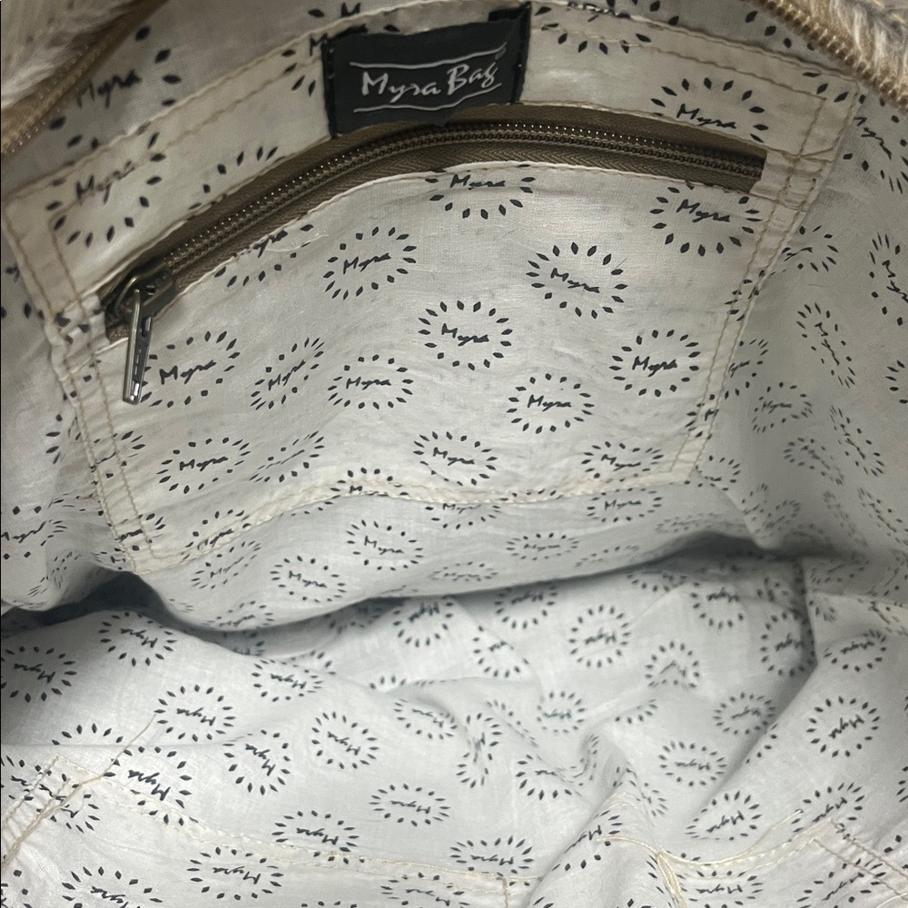 Myra Cow on Hide shoulder Bag in good condition - Picture 8 of 16